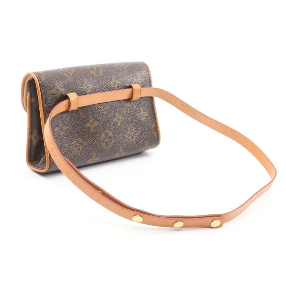 Louis Vuitton Body Pochette Florentine Belt Bag Crossbody Waist Bum Canvas Black